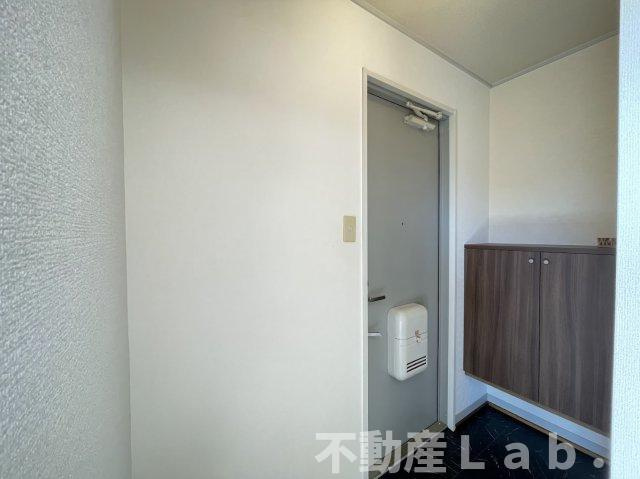 パークヒル　A棟の玄関