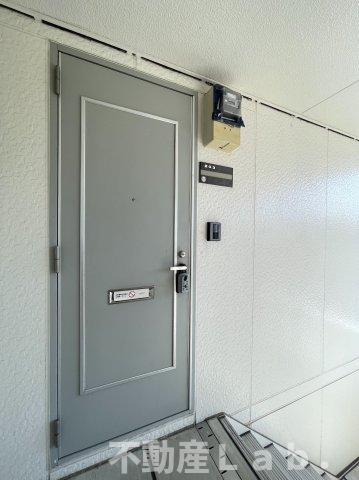 パークヒル　A棟の玄関