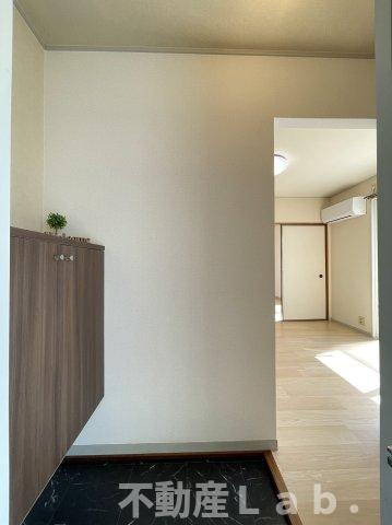 パークヒル　A棟の玄関