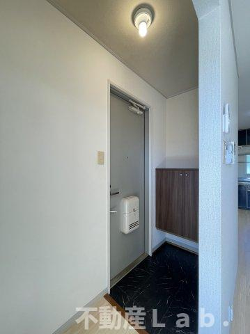 パークヒル　A棟の玄関