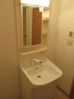 コンパクトで使いやすい洗面所