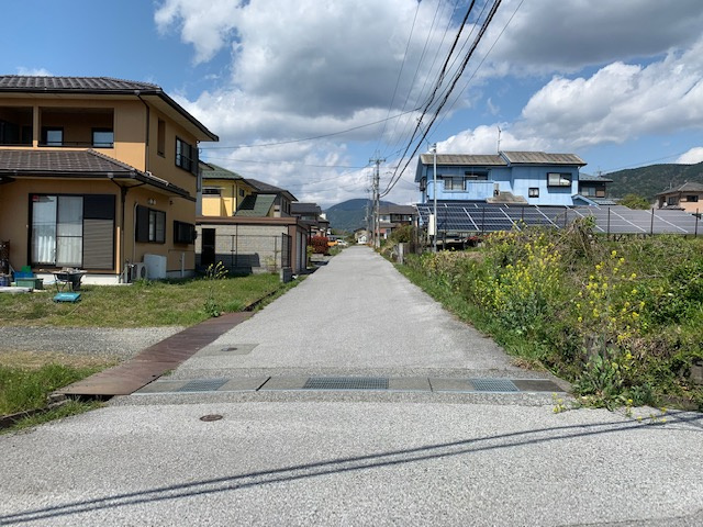 法楽寺町の前面道路含む現地写真