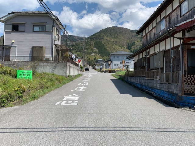 法楽寺町の前面道路含む現地写真