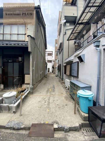 大阪市城東区関目1丁目の前面道路含む現地写真