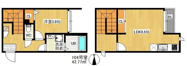 【間取り】 | DUPLEST ALPHY　★プライスホームなら仲介手数料が割引価格です！★