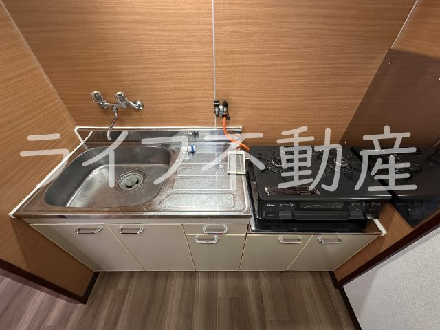 石賀ハイムのキッチン|きれいなキッチンです