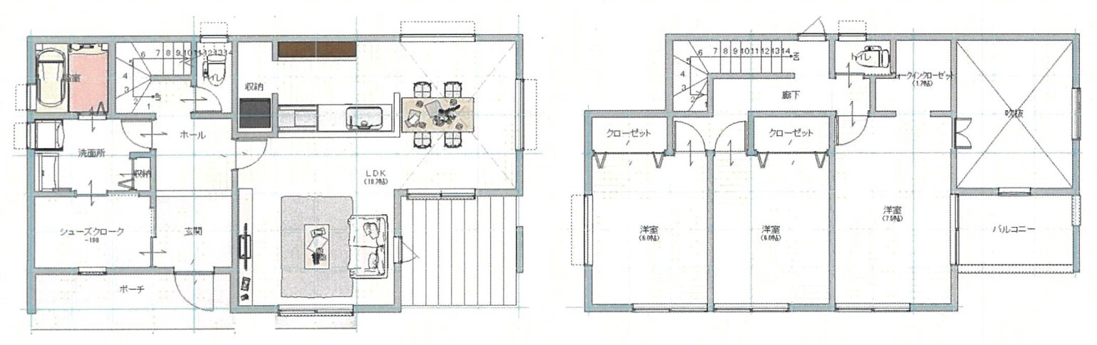 寒川町田端　新築一戸建て　2号棟　全2棟