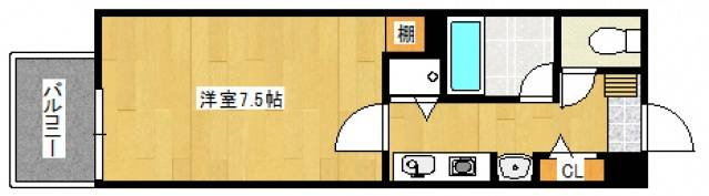 ロマネスク通町第2の間取り