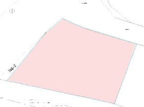 【売地】南城市大里稲嶺（１３２．８坪）の区画図|区画