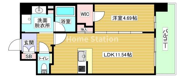 【間取り】 | CASA REGULUS FUKUSHIMA NODA
