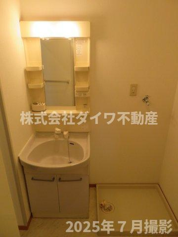 COZYCOURT東岡崎の独立洗面台