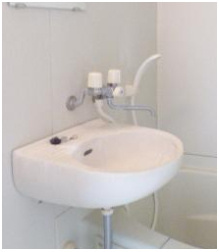 ドエル・ウッズの洗面所