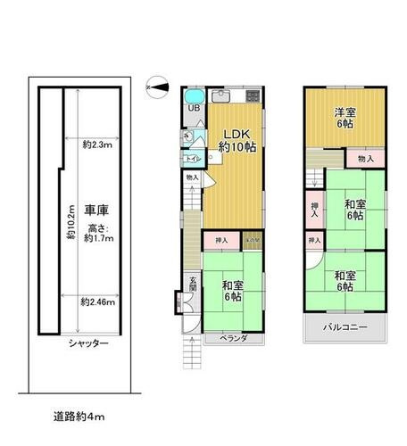 幸町　中古一戸建ての間取り|間取り図はいかがですか？ご希望を叶える間取りですか？リビングの広さは？水回りの位置は？カウンターキッチン？など色々な情報が集約されています。弊社ではリフォームなどのご相談も承っております。