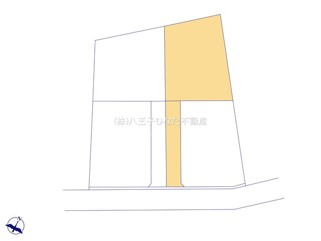 『八王子市土地』八王子市小比企町2295【仲介手数料無料】の区画図|～仲介手数料無料☆八王子ひなた不動産～八王子市小比企町　売地
