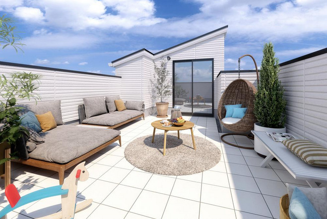 練馬区関町南2丁目　星降る屋上テラス　大型ハイグレード邸宅のバルコニー|屋上テラス　イメージです