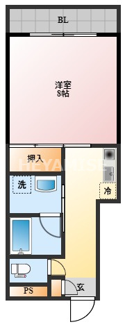 ラ・メゾン・ドゥ大浦の間取り