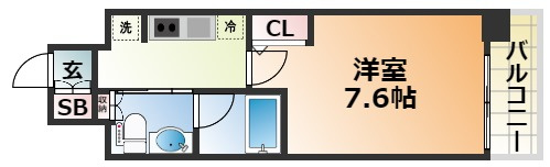 エステムコートみなと元町THE FIRST の間取り