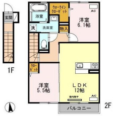 エコールＫⅡの間取り