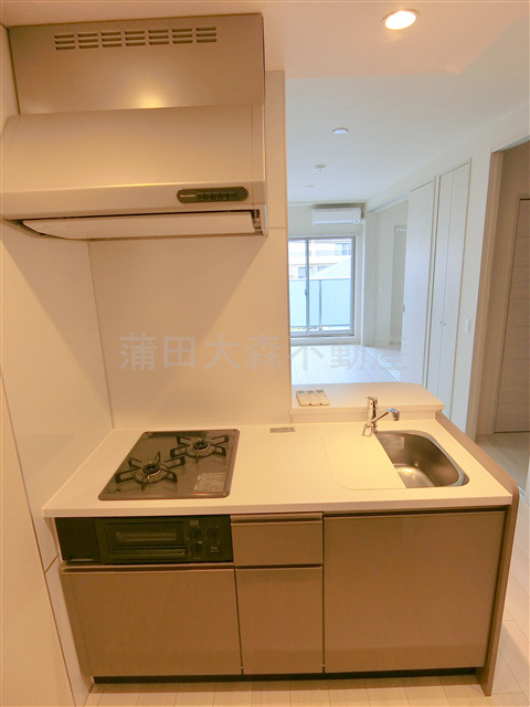 KDXレジデンス田園調布南のキッチン|2口ガスグリル付カウンターキッチン