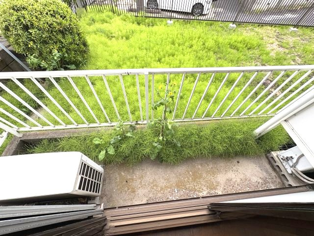 Mハウスのバルコニー