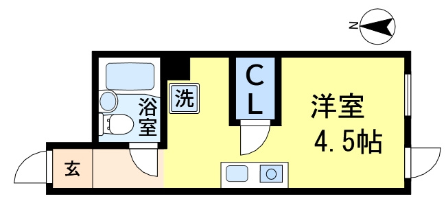 西村アパートメントの間取り