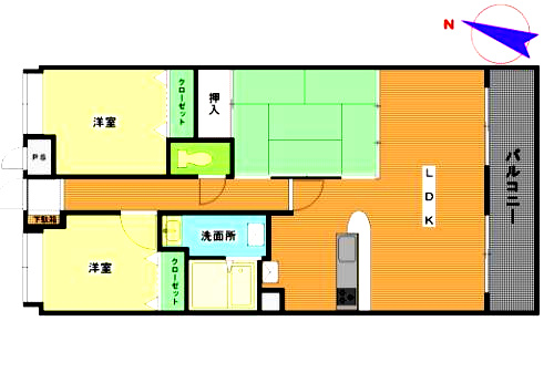 【間取り】 | ルナピエーナ泉北