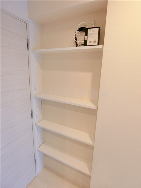 KDXレジデンス田園調布南の収納|リビング入口の棚収納！
