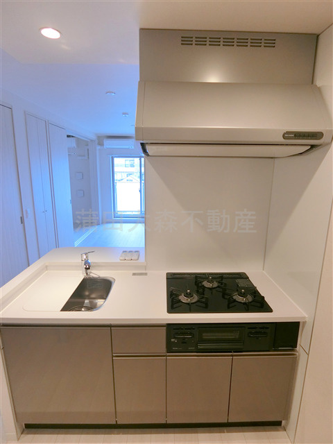 KDXレジデンス田園調布南のキッチン|2口ガスグリル付カウンターキッチン