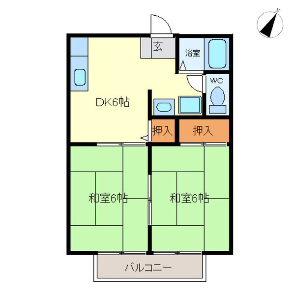ゾンネハイムⅡの間取り