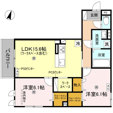 La　Maison高羽町の間取り
