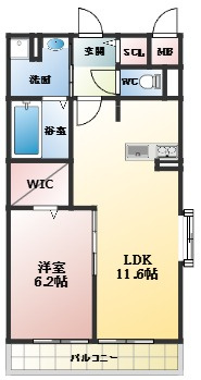 【間取り】 | メゾンルミネ若松