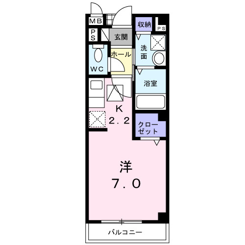 プロムナードＢの間取り