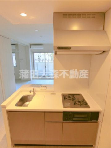 KDXレジデンス田園調布南のキッチン|2口ガスグリル付カウンターキッチン