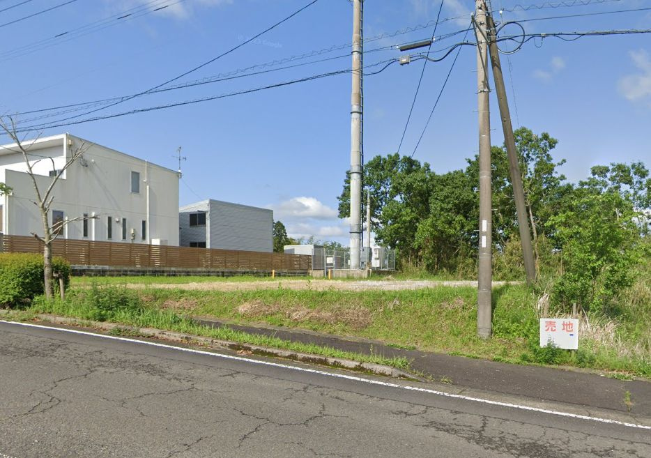 都城市高城町石山の売地の外観