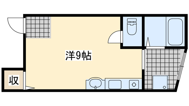 【間取り】 | ラ フィーネ6号館