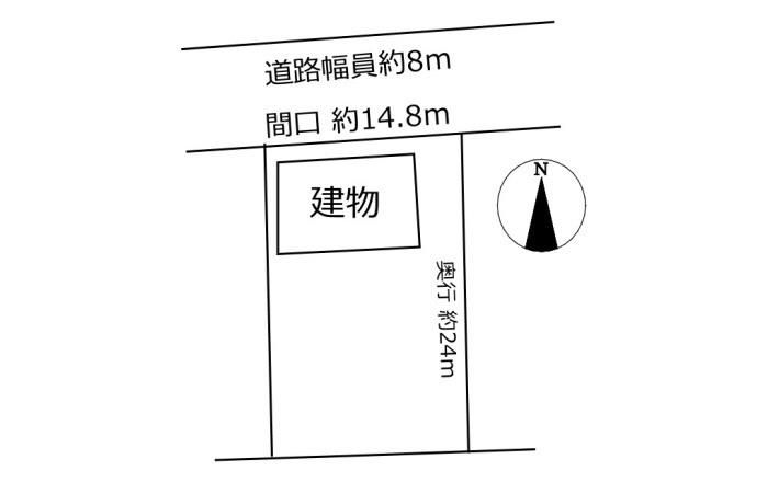 土地　福寿町間島6丁目の土地図