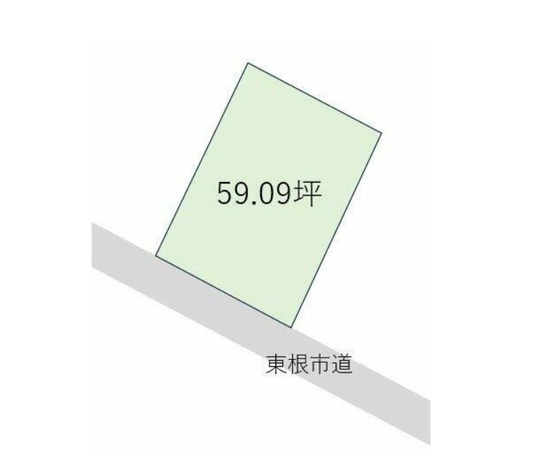 東根市白水１丁目4番の土地図