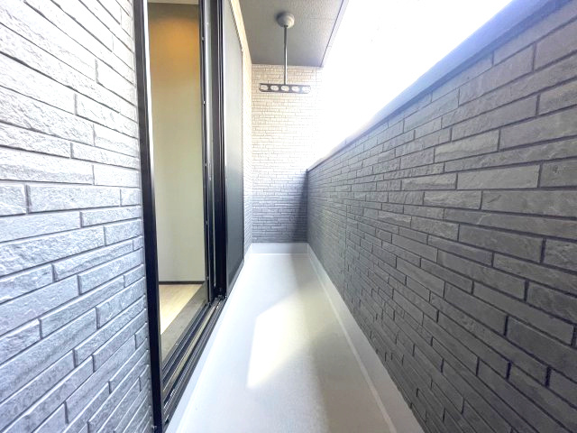 西区大芝二丁目　№35474のバルコニー|日当たりが良いので
洗濯物も快適に干せます。