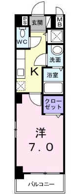 エッセンティア春日野の間取り