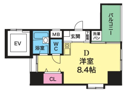 YKハイツ西明石の間取り