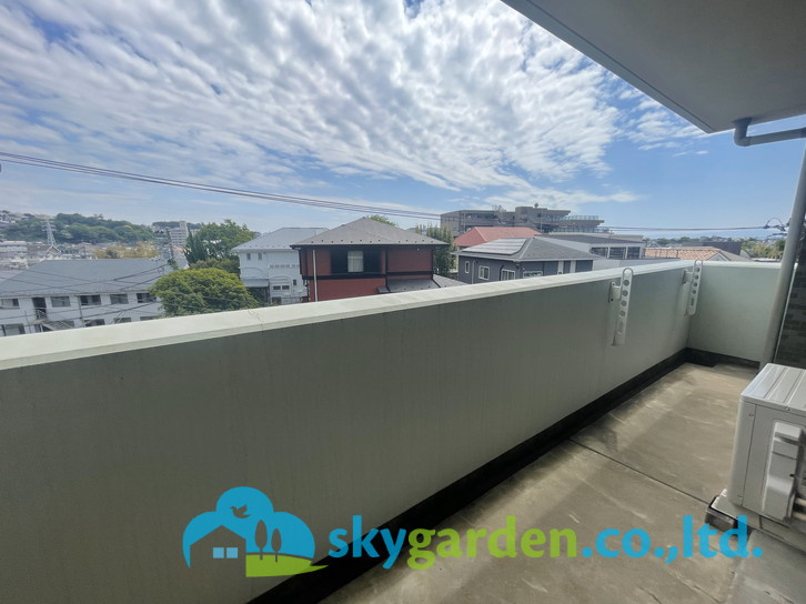 シティコート鵠沼のバルコニー