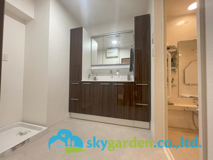 シティコート鵠沼の独立洗面台