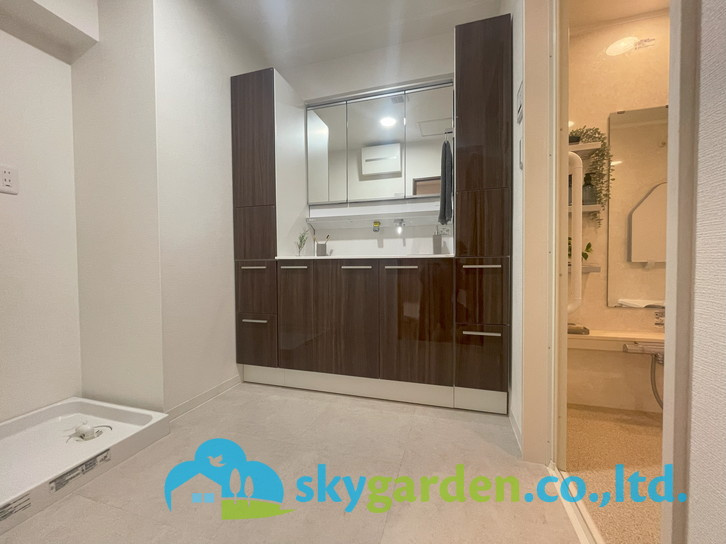 シティコート鵠沼の独立洗面台