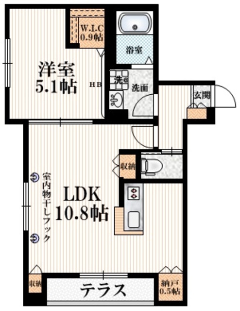 エクセルコート渋谷本町の間取り