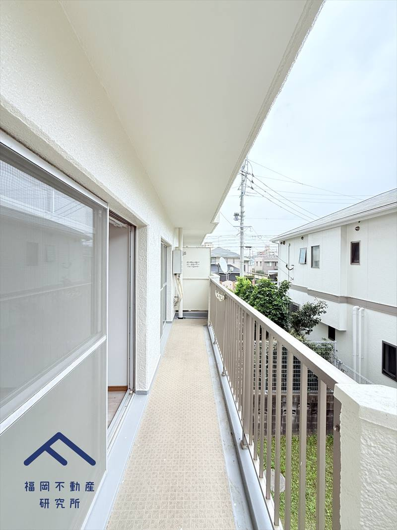 チサンマンション藤崎のバルコニー