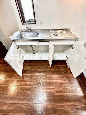 イーストサイド江坂のキッチン|キッチン下収納