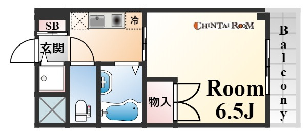 ロジュマン六甲の間取り