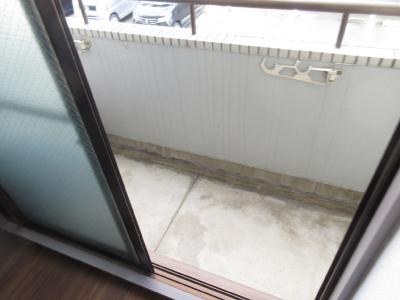 ドラル西院のバルコニー