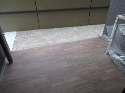 プレージア京都聖護院ノ邸のバルコニー