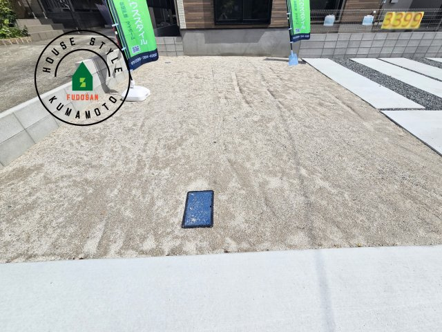 熊本市東区沼山津4丁目第1-1棟（1号棟）　の庭|お庭で自由な時間を過ごせます。